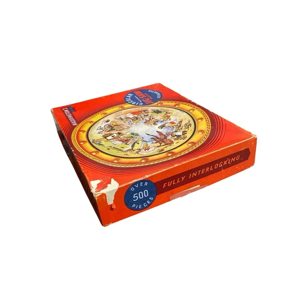 Vintage Waddington's Alice in Wonderland Circular Jigsaw Puzzle No. 504